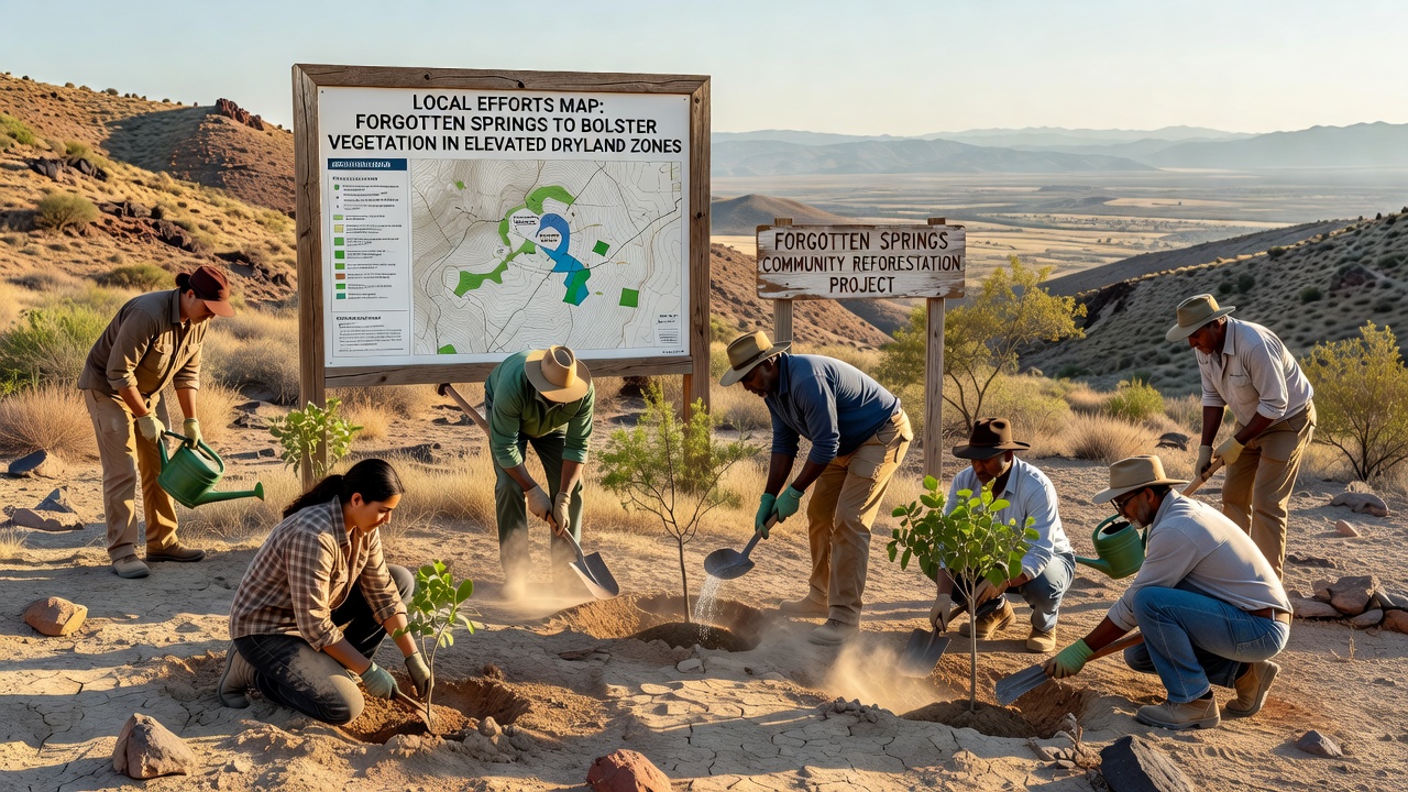 Local Efforts Map Forgotten Springs to Bolster Vegetation in Elevated Dryland Zones
